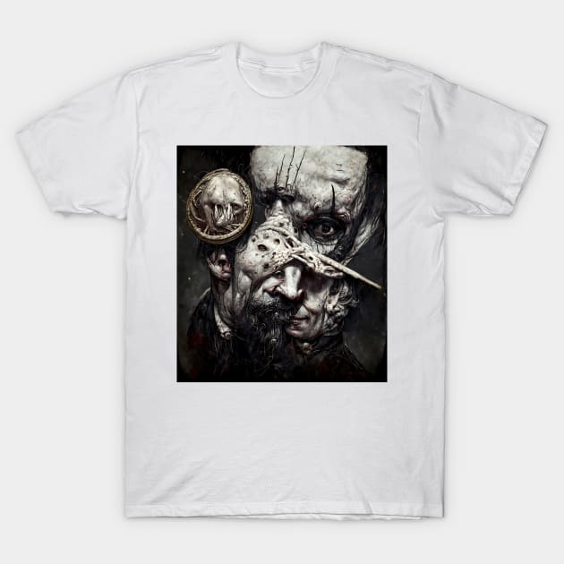 Horror Portrait #6 T-Shirt by aetherialdnb